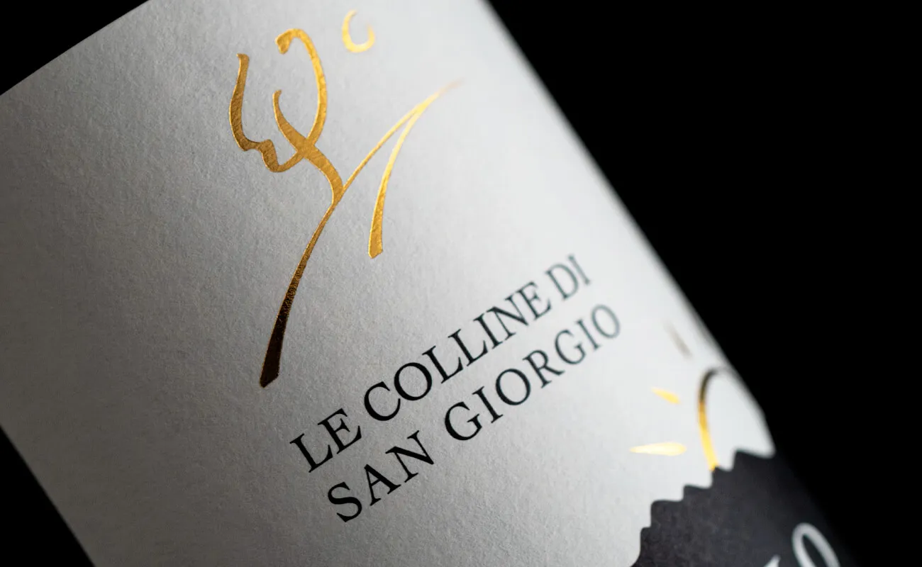 Restyling etichetta Vini “Le Colline di San Giorgio”